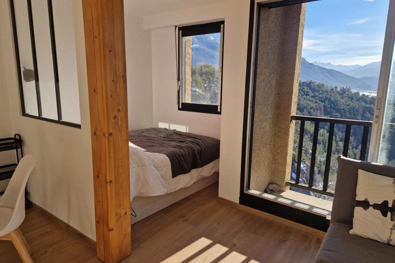 Rare Pearl With An Incredible View Of All Briancon Extérieur photo